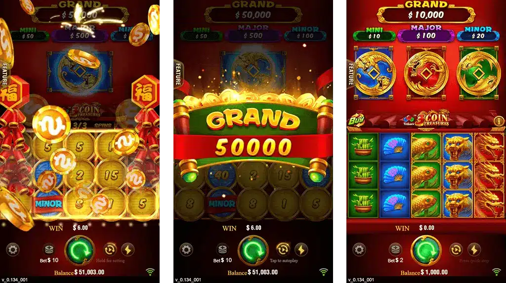3 Coins Damangamebet Bonus